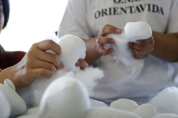 Artesãs ONG Orientavida Projeto Geração de Renda